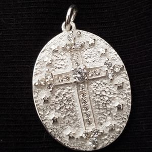 925 Silver Cross Pendant NWT